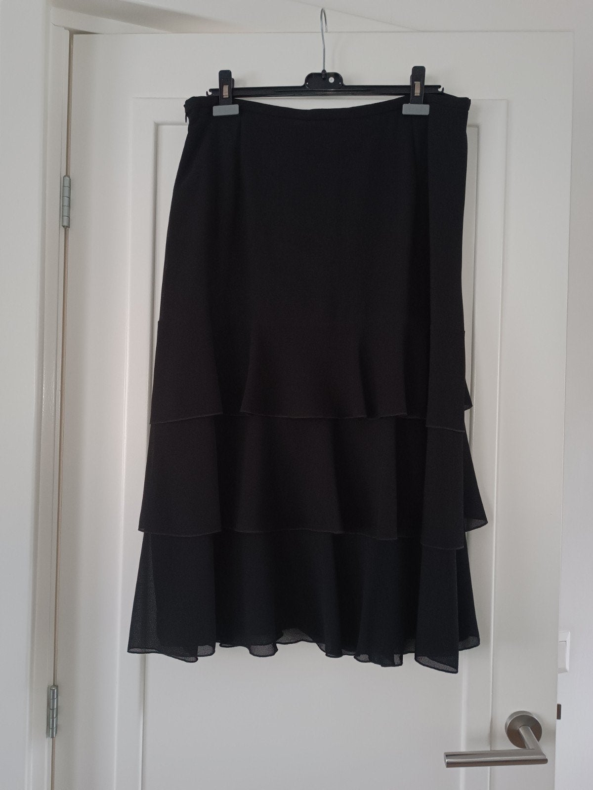 Zwarte Gala Rok van Hermann Lange - Maat 46, Kleding | Dames, Overige typen, Zwart, Maat 46/48 (XL) of groter, Nieuw