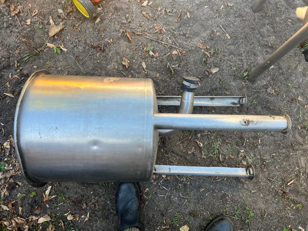 RVS  Drinkbakken voor vee, Antiek en Kunst, Ophalen