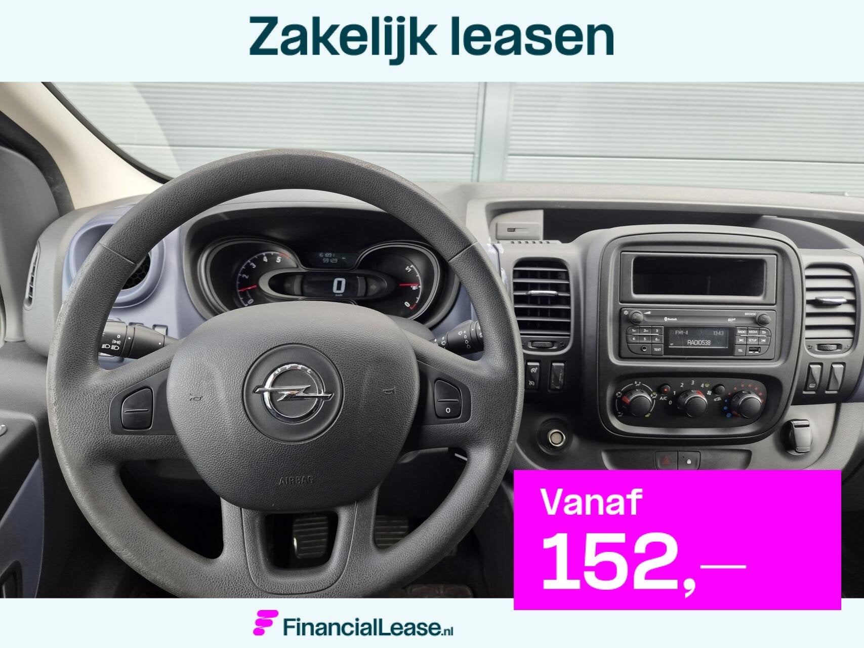 Opel Vivaro 1.6 CDTI L1H1 Airco Cruise Trekhaak 120pk euro 6, 121 pk, 15 km/l, Gebruikt, Euro 6