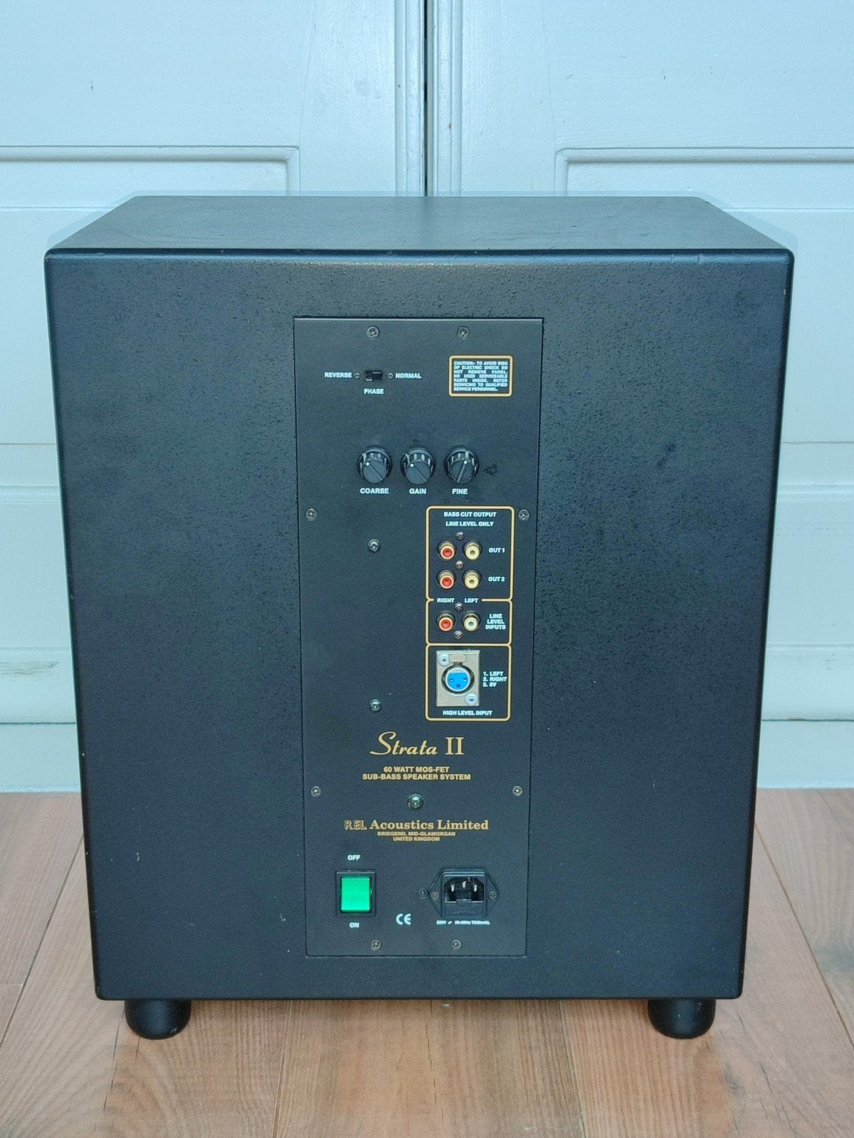 Rel Strata II - subliem geluid !, Audio, Tv en Foto, Luidsprekers, Ophalen of Verzenden, Gebruikt, 60 tot 120 watt, Subwoofer