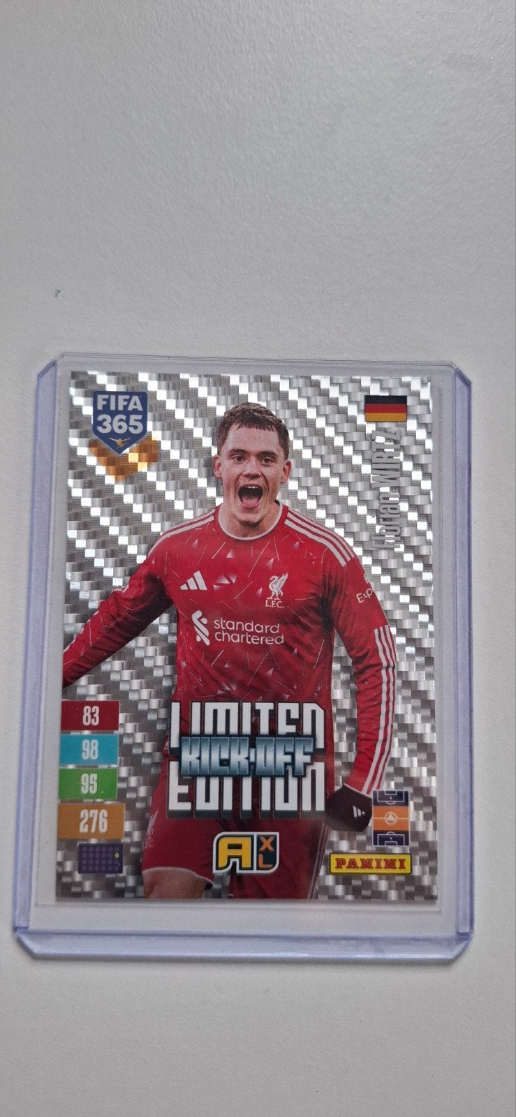 Panini fifa 365 2027 Limited Edition Florian Wirtz, Verzenden, Zo goed als nieuw, Buitenlandse clubs, Spelerskaart