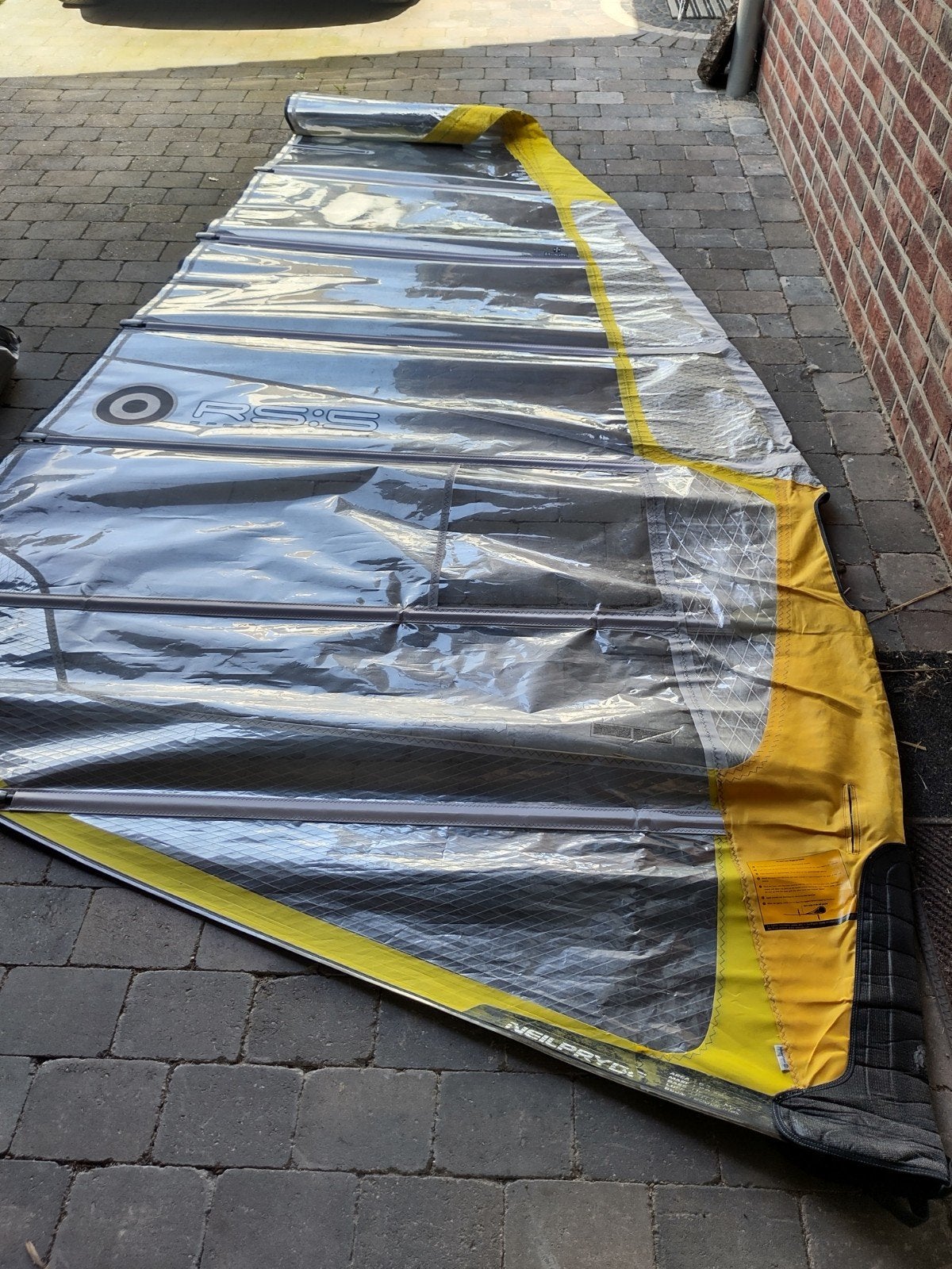 Neilpryde RS:5 6.7m² Speedseeker windsurfzeil, Ophalen, Gebruikt, Zeil