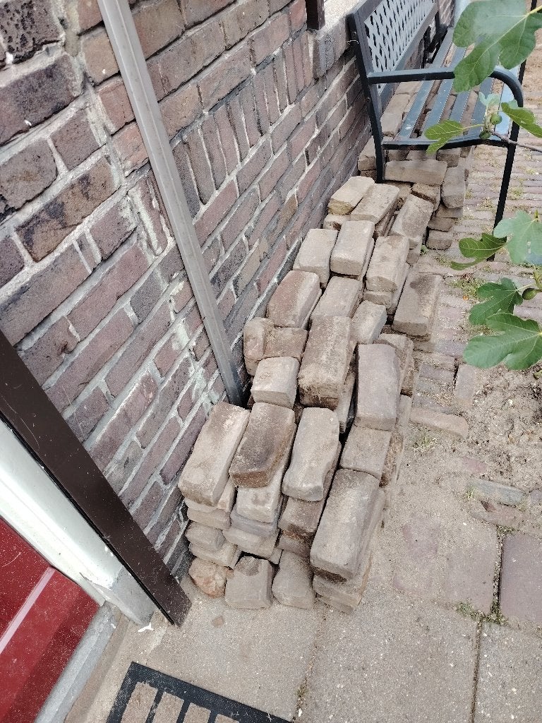 Gratis geld en gratis bakstenen, Ophalen, Gebruikt, Bakstenen