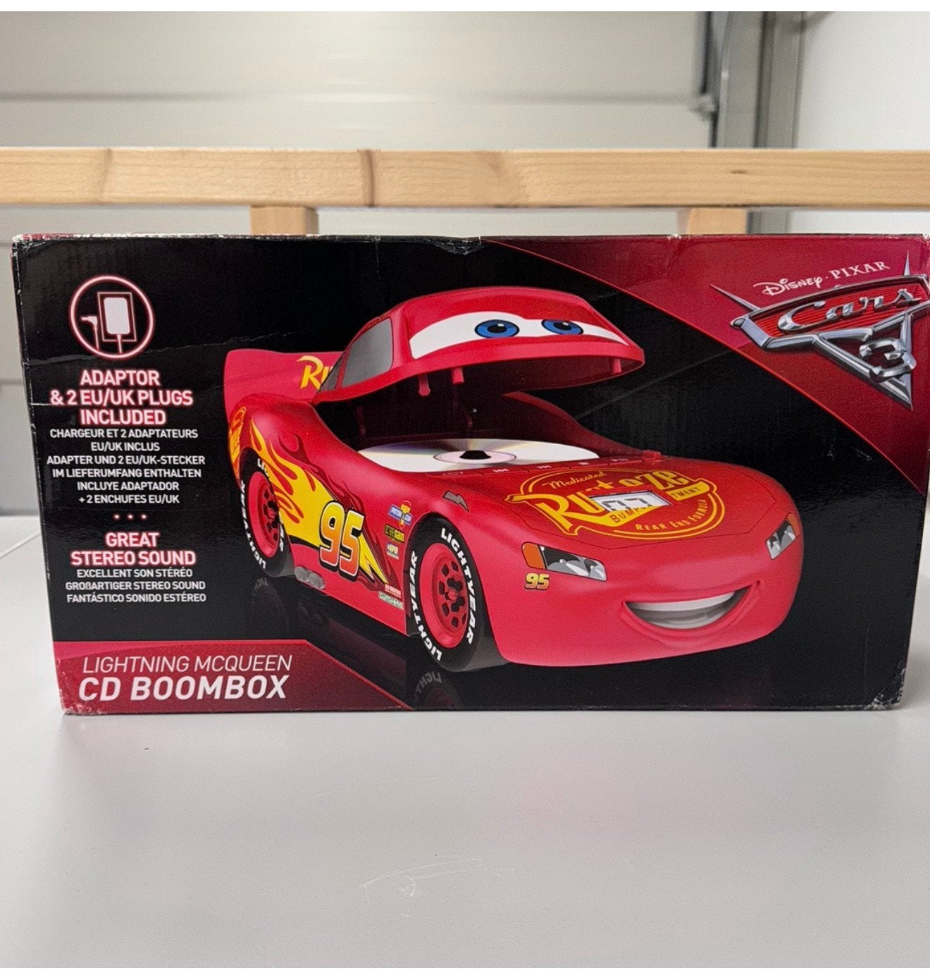 Disney Pixar CARS Lightning McQueen Cd-speler Boombox NIEUW, Verzamelen, Disney, Overige typen, Ophalen of Verzenden, H, H