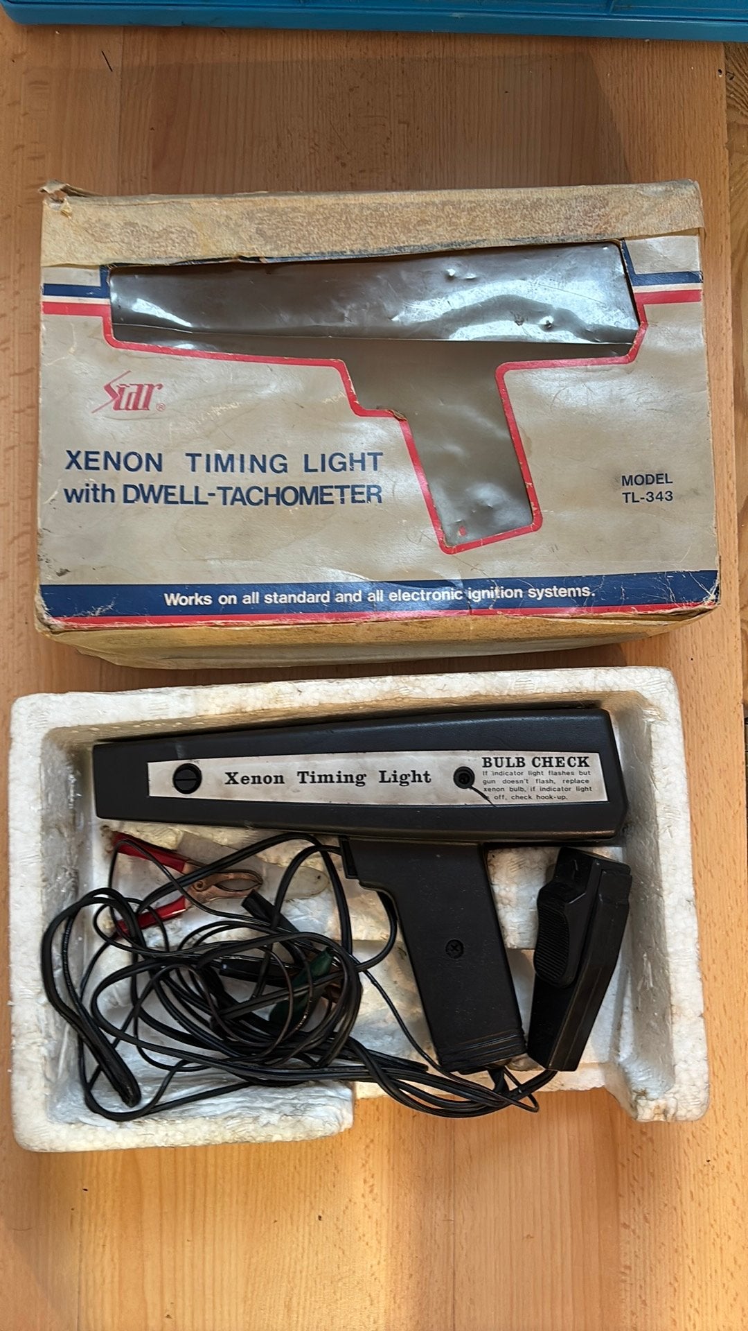 Xenon Timing Light met Dwell-Tachometer (TL-343), Auto diversen, Autogereedschap, Ophalen, Gebruikt