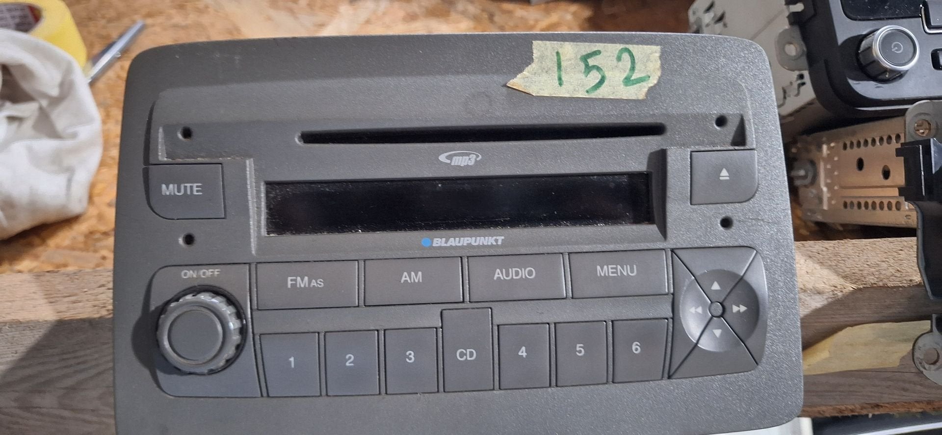 Originele Fiat Grande Punto / Blaupunkt Autoradio CD-MP3, Gebruikt, -, -, Ophalen of Verzenden