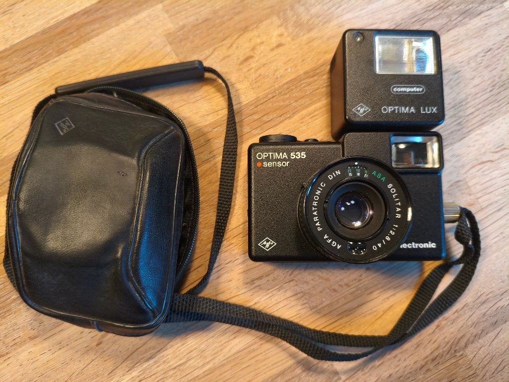 Agfa Optima 535 sensor met flitser, Audio, Tv en Foto, Ophalen of Verzenden, Gebruikt, Compact, Overige Merken