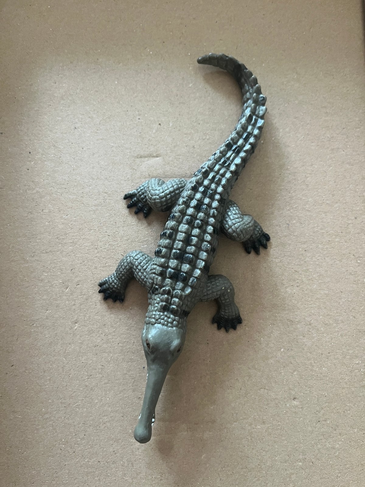 krokodil Schleich Gaviaal (14167), Ophalen, Zo goed als nieuw, Reptiel of Amfibie, Beeldje of Figuurtje