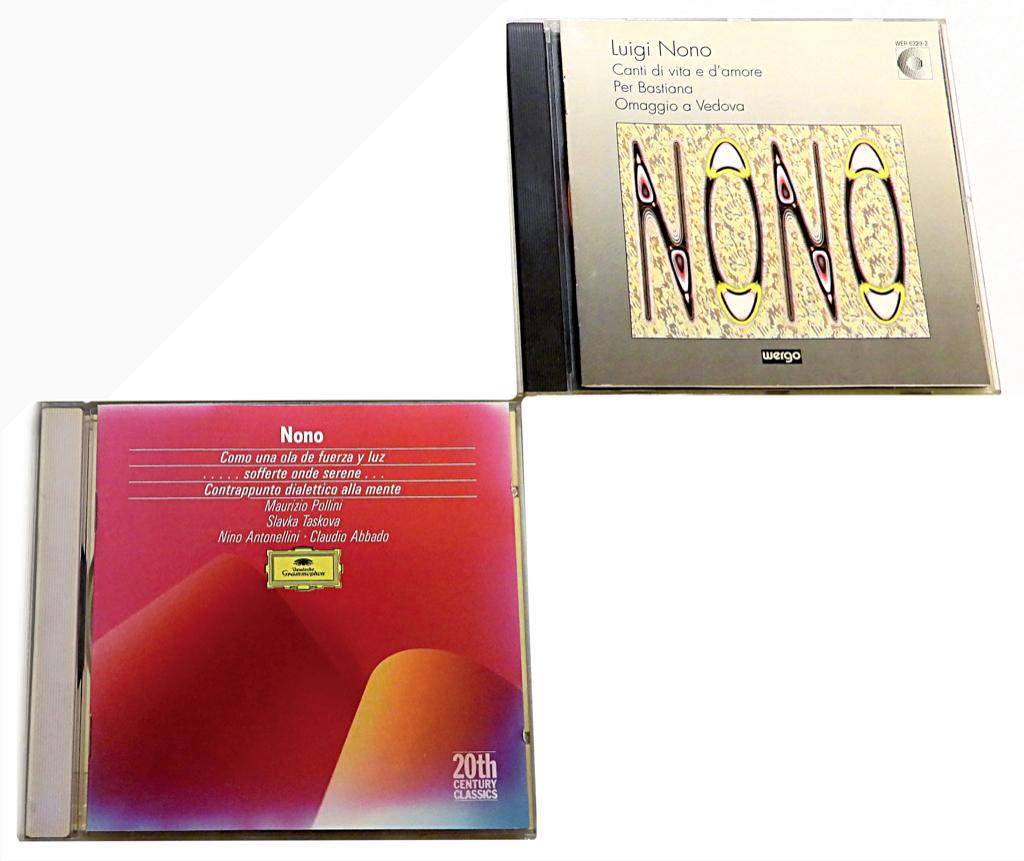 2CD Luigi Nono DGG DG Wergo Abbado Pollini Gielen mint, Ophalen of Verzenden, Modernisme tot heden, Zo goed als nieuw, Orkest of Ballet