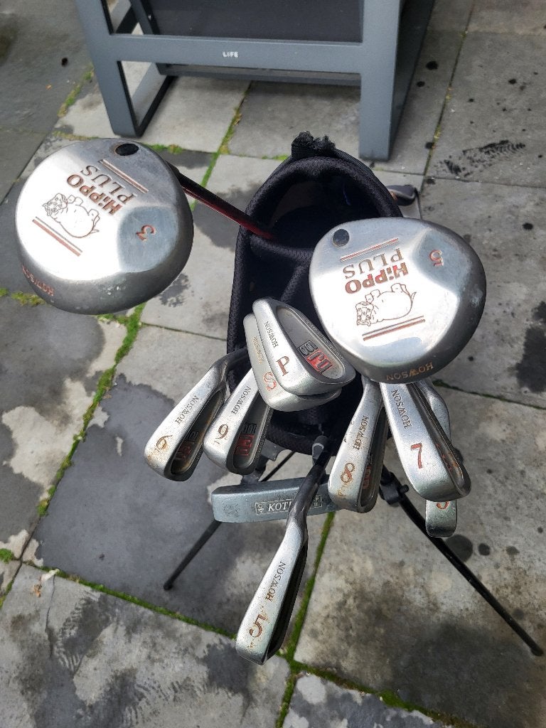 Rechtshandige Howson golfset met standbag – 11 clubs, Ophalen, Gebruikt, Set, Overige merken