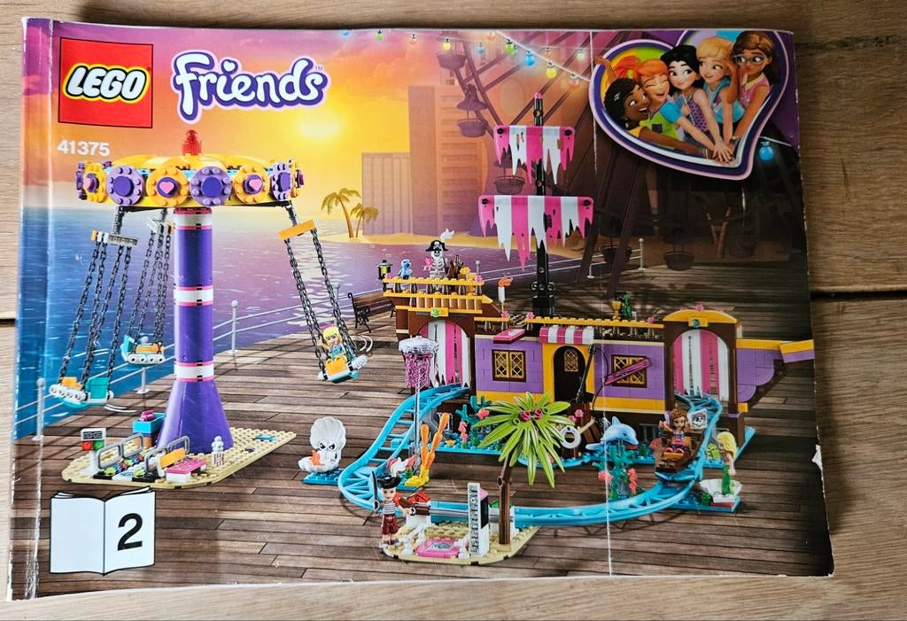 Lego Friends 41375 Pier Pretpark, Gebruikt, Lego, Friends, Ophalen of Verzenden