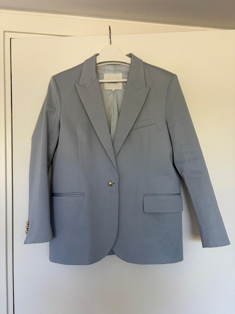 Ba&sh blazer en broek maat 40, Maat 38/40 (M), Kostuum of Pak, Blauw, Ophalen of Verzenden
