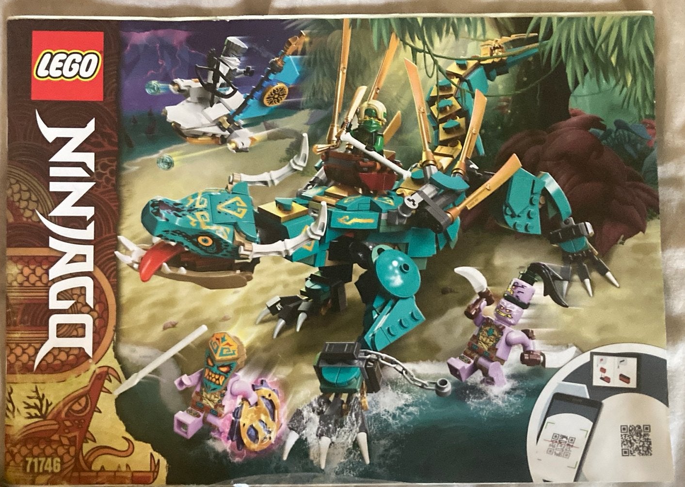 LEGO NINJAGO draak achtervolging, Compleet, Lego, Ophalen of Verzenden, Zo goed als nieuw