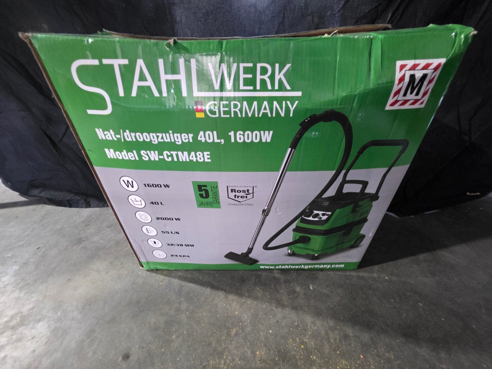 Stahlwerk  krachtige  bouw stofzuiger, Ophalen of Verzenden
