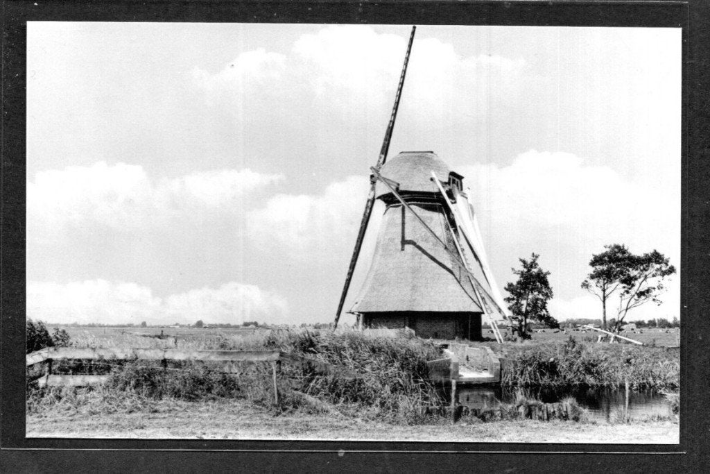 molen; Poldermolen De Broekstermolen te Broeksterwoude., Verzenden, 1960 tot 1980, Ongelopen, Friesland