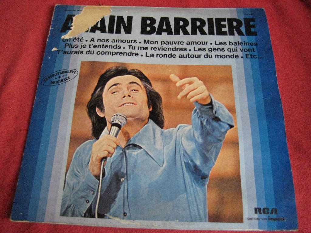LP, Alain Barriere, Ophalen of Verzenden, Zo goed als nieuw, 12 inch