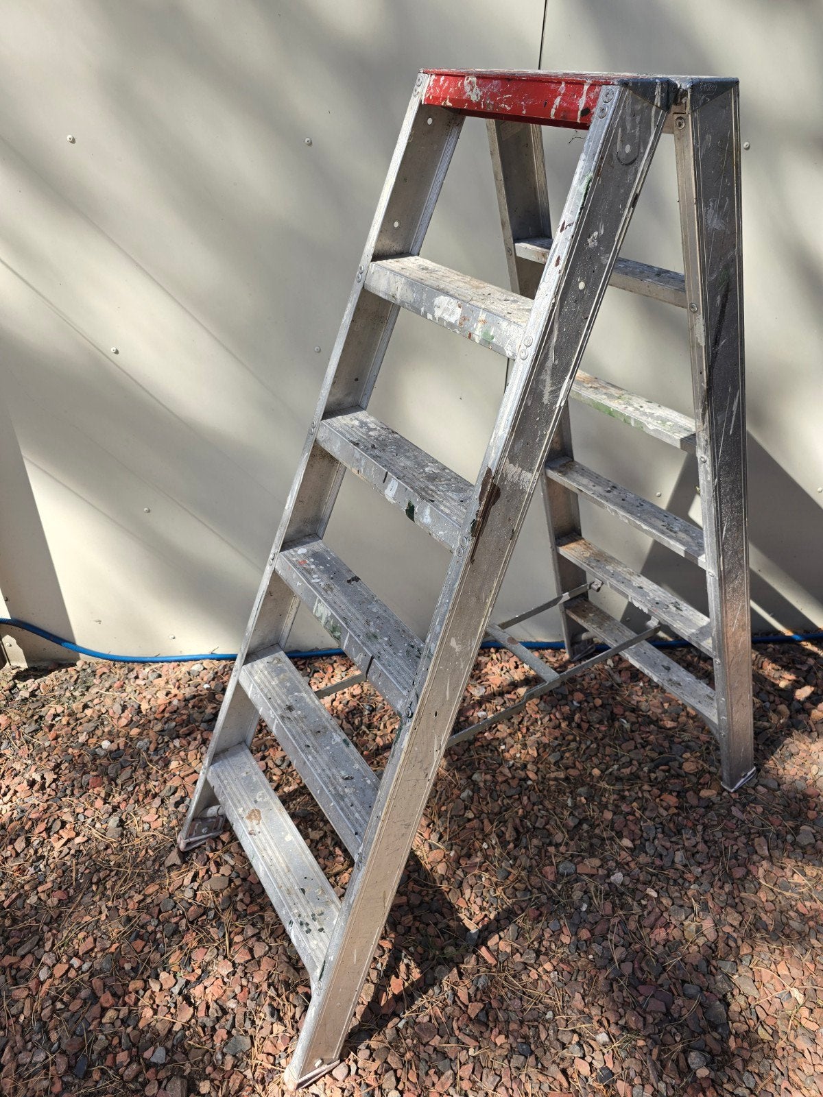 Altrex bouwladder 6 treden, Ophalen, Gebruikt, Minder dan 2 meter