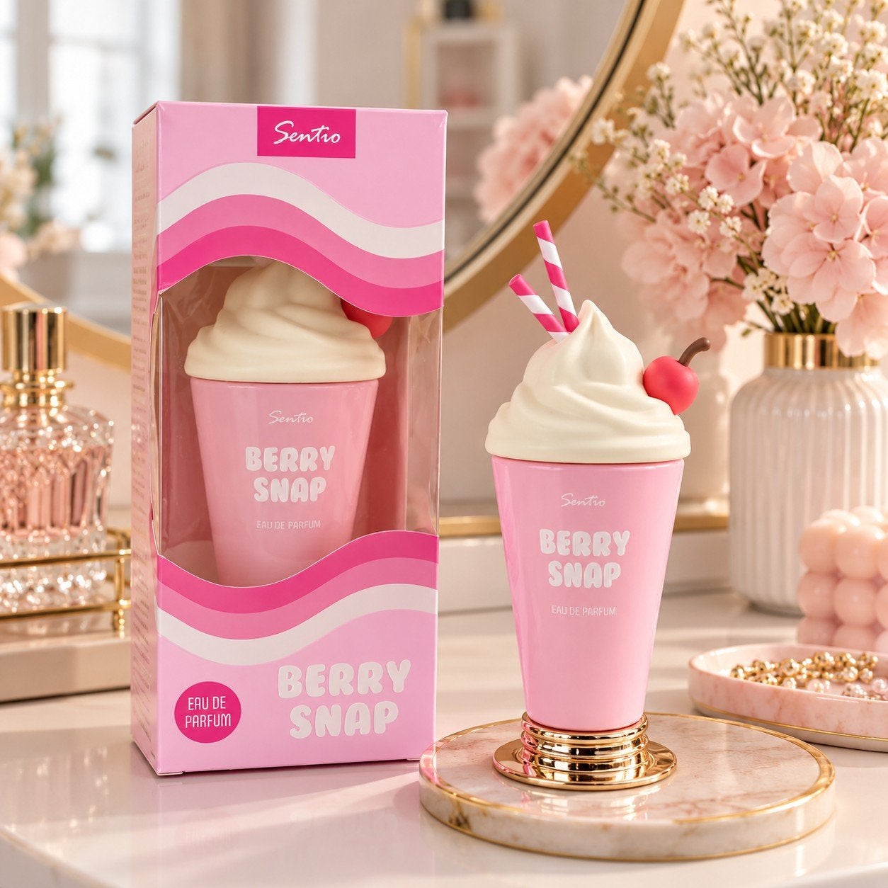 NIEUW Sentio Berry Snap Eau de Parfum – 100 ml (Milkshake), Ophalen of Verzenden, Nieuw