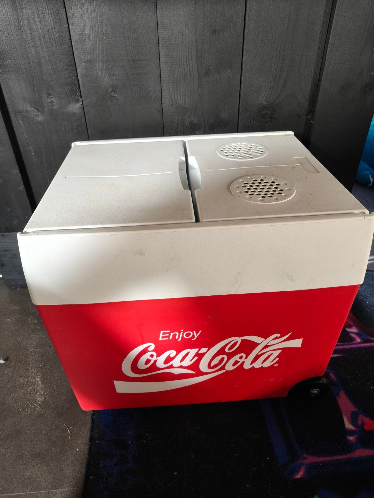koelbox Coca Cola een keer gebruikt, Caravans en Kamperen, Ophalen, Zo goed als nieuw, Elektrisch