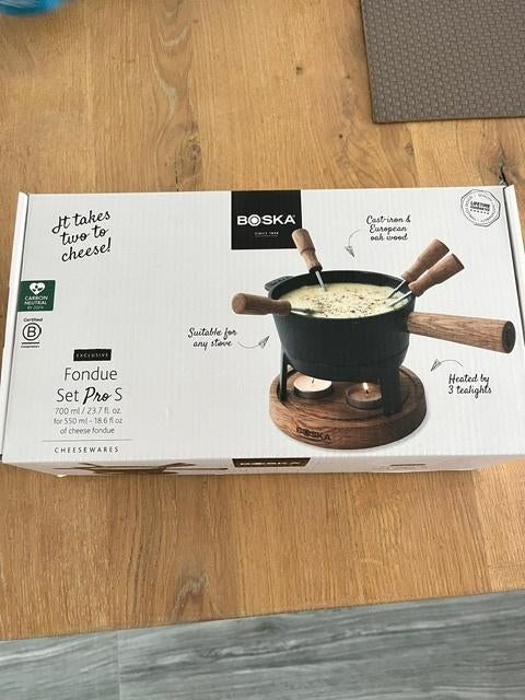 boska fondueset Pro S, Ophalen, Zo goed als nieuw, Waxinelicht, Fondueset