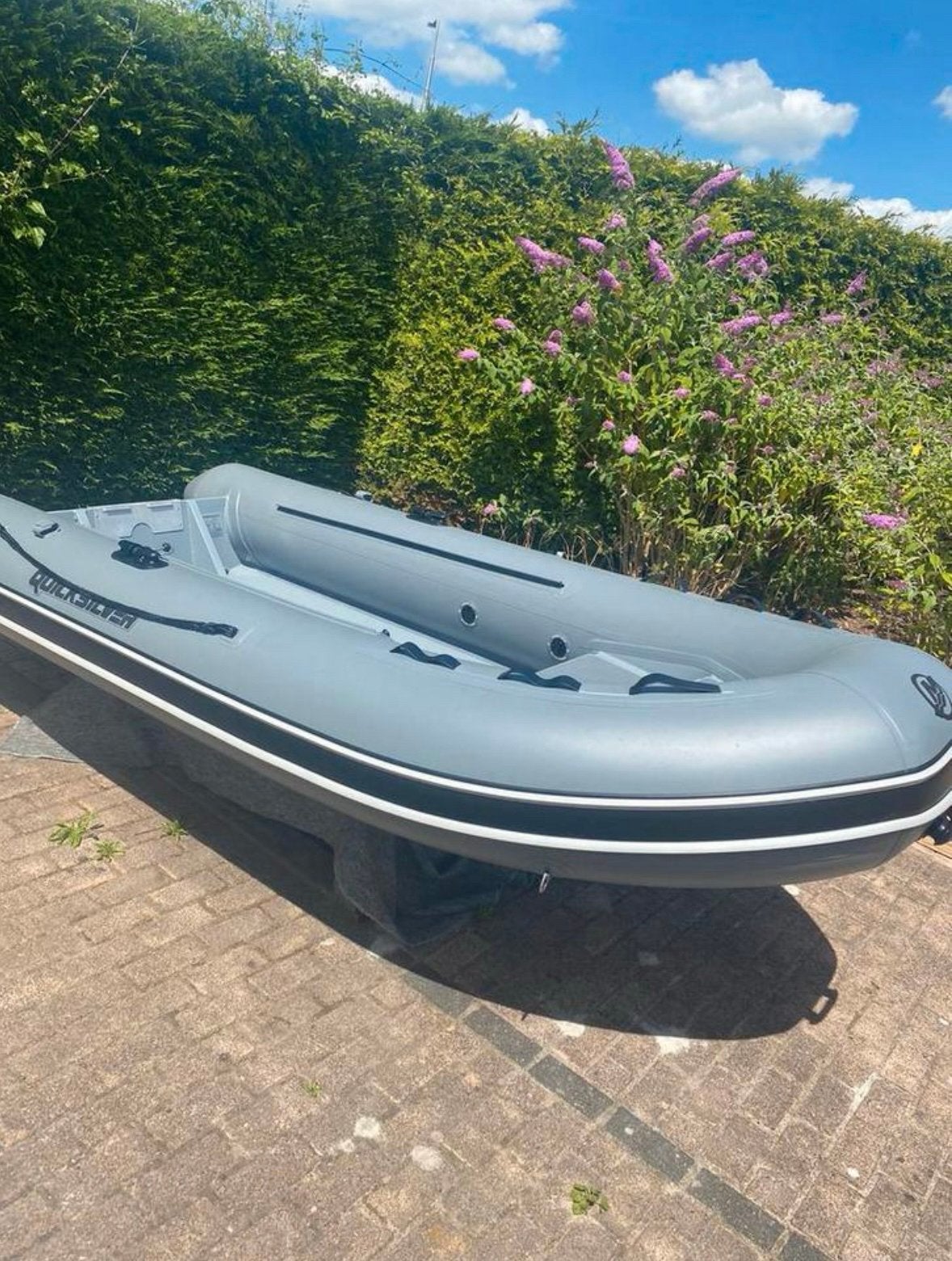 Gloednieuwe 350 Alu-RIB met Mercury 9.9 PK — ongebruikt!, Ophalen, Aluminium, Quicksilver, Nieuw
