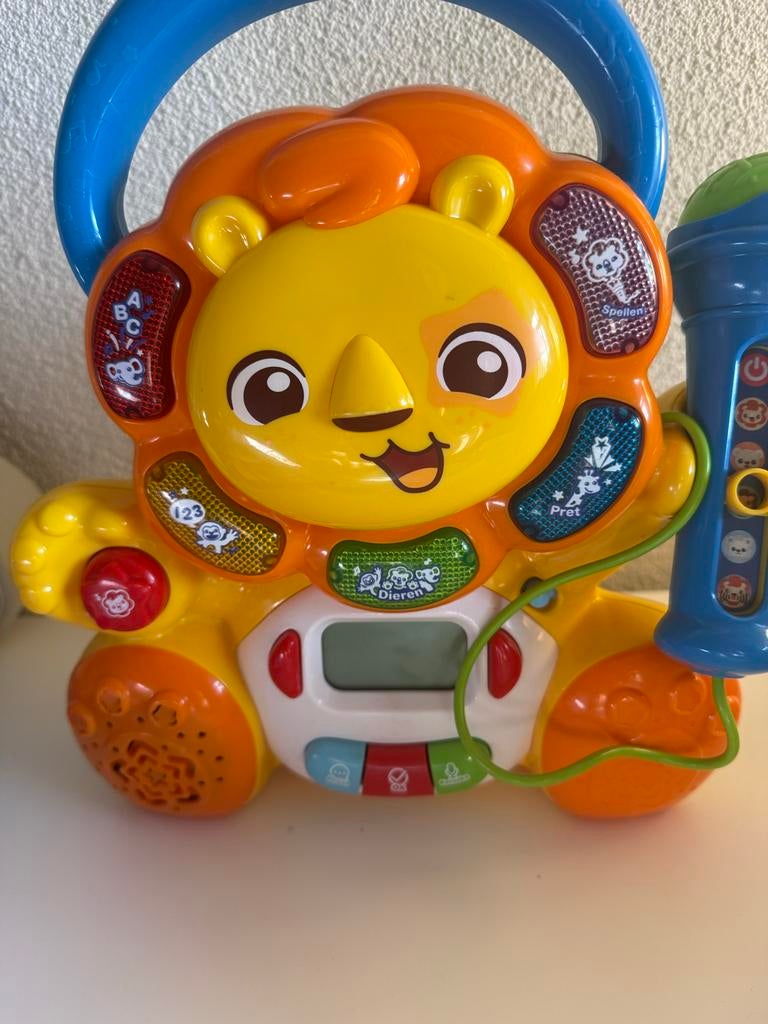 VTech Brul & Speel Karaokevriendje Leeuw, Ophalen of Verzenden, Zo goed als nieuw, Overige typen, Met licht