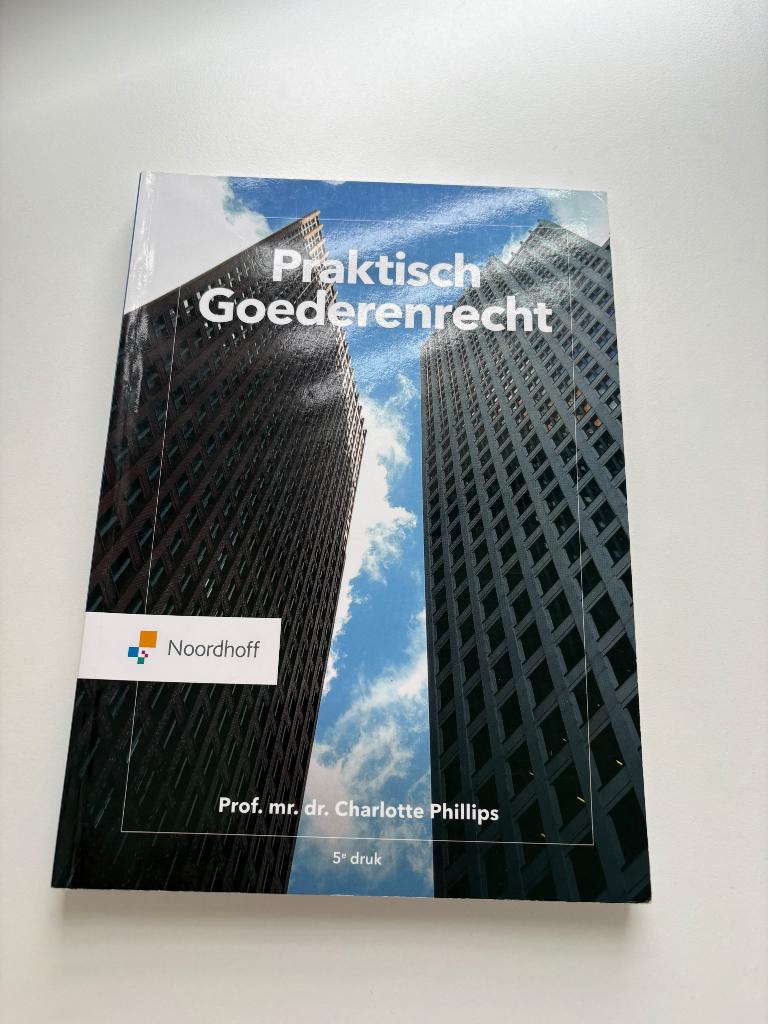 Praktisch goederenrecht, Zo goed als nieuw, Noordhoff Uitgevers, Gamma, HBO