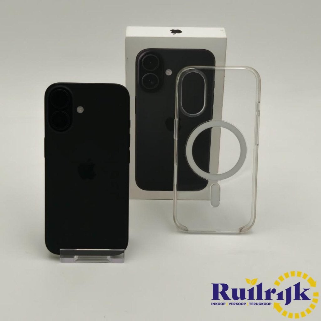 Apple iPhone 16 128Gb Zwart 100 Batterij - Zeer nette staat, Apple, Zo goed als nieuw, Support@apple.com, One Apple Park Way
Cupertino, CA 95014
United States