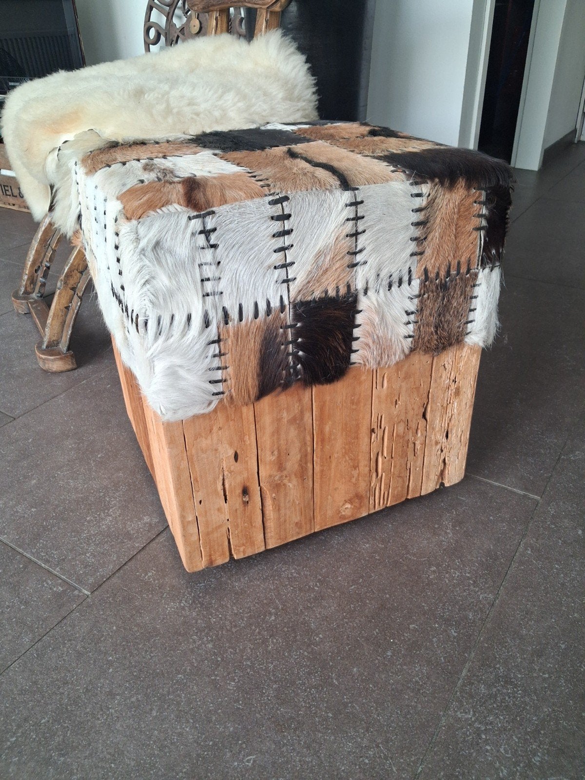 Kist/poef/opberg/kubus, Ophalen, 50 tot 100 cm, Minder dan 50 cm, Minder dan 50 cm