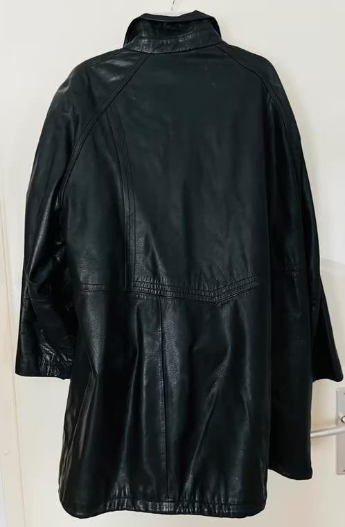 Rijo leren jas maat 48[vj], Kleding | Dames, Ophalen of Verzenden, Zo goed als nieuw, Zwart, Jas of Mantel