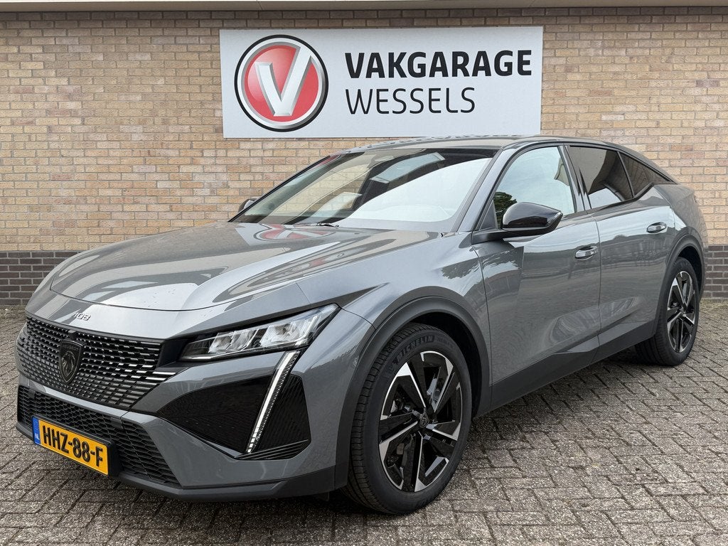 Peugeot 408 1.2 Hybrid Allure Automaat | Clima | 19" LM | Ca, Auto's, Peugeot, 12 maanden, 1199 cc, Leder en Stof, Origineel Nederlands