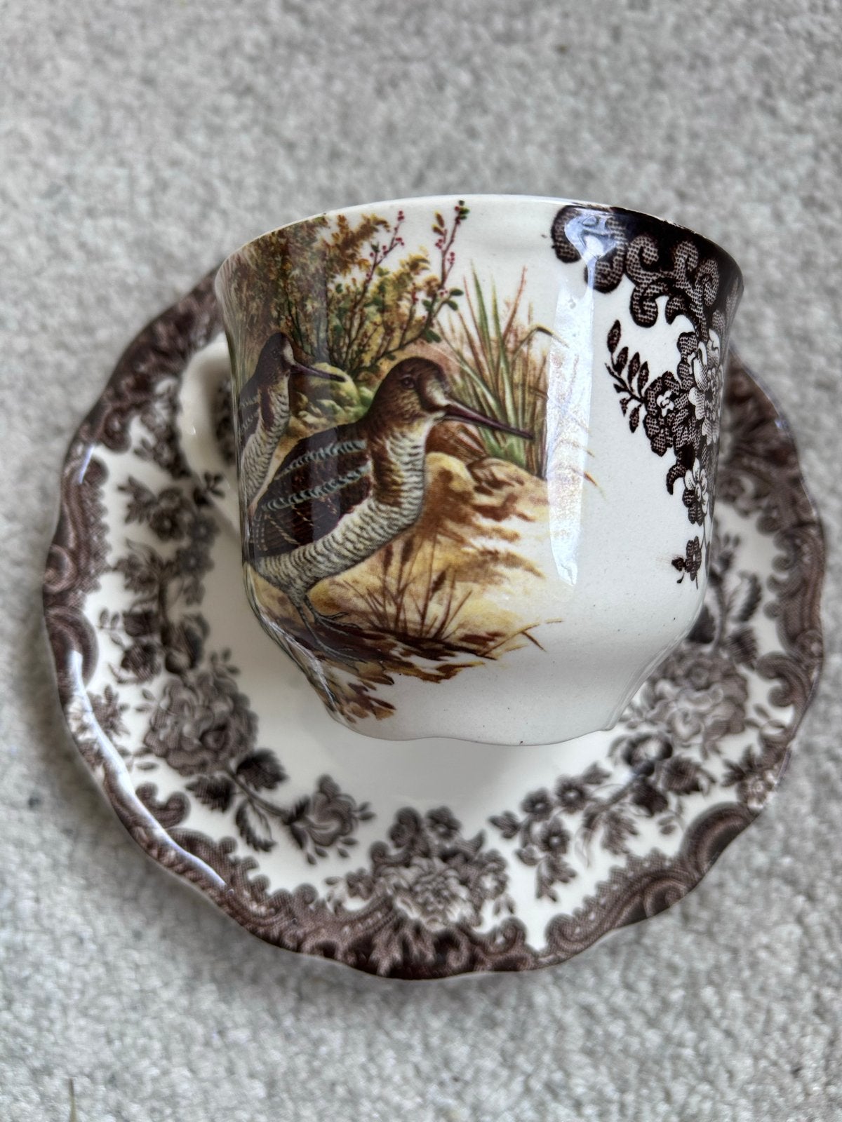 Vintage Palissy Game Series Kop en Schotel - Fazant, Ophalen of Verzenden
