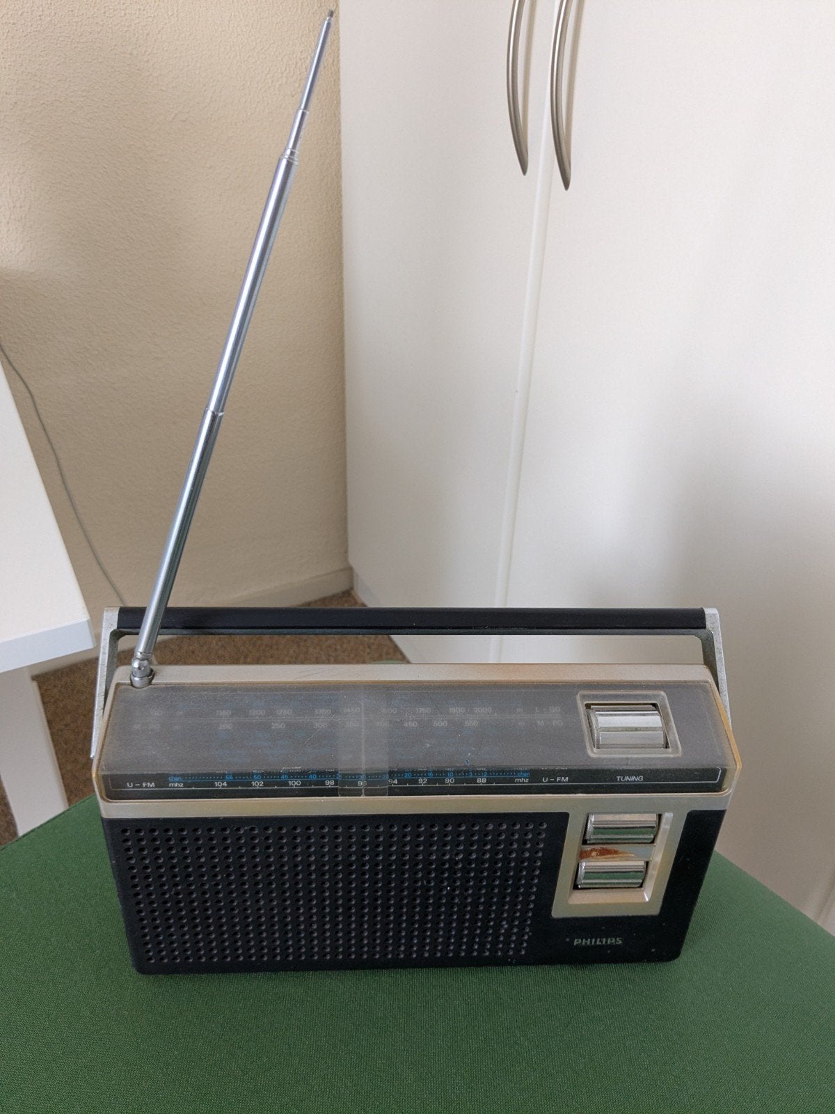 Philips 90RL450 Retro Radio uit 1976 - Vintage Transistor, Ophalen of Verzenden, Gebruikt, Transistorradio