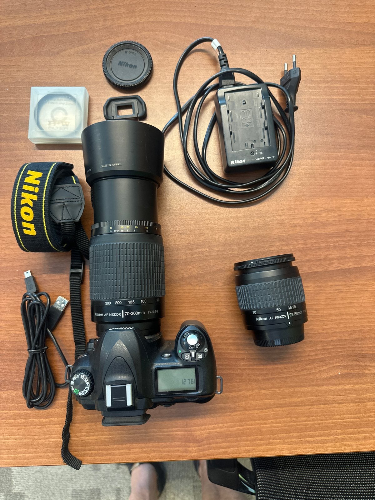 Nikon D50 spiegelreflexcamera met 3 lenzen en accessoires, Audio, Tv en Foto, Fotocamera's Digitaal, Ingebouwde flitser, Spiegelreflex