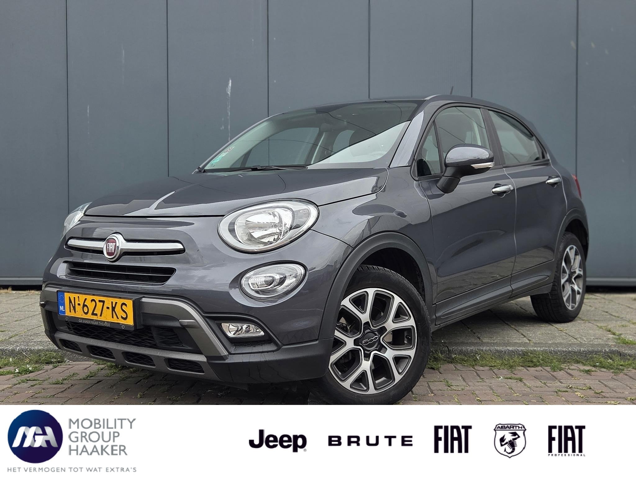 Fiat 500 X Cross 1.4 Turbo MultiAir Cross | Apple-Android |, Auto's, Fiat, Stof, Gebruikt, 4 cilinders, 500X