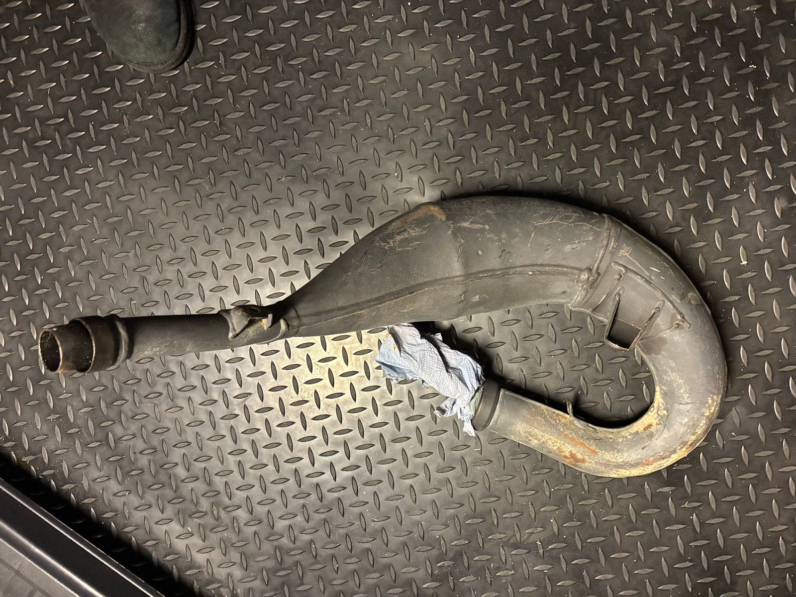 Originele uitlaat Yamaha YZ 125cc (2012), Motoren, Ophalen of Verzenden, Gebruikt