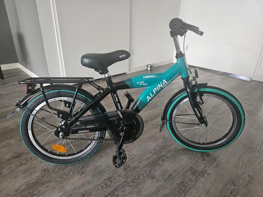 Alpina jongensfiets 16 inch, Fietsen en Brommers, Fietsen | Jongens, Ophalen, Alpina, 16 inch, Handrem