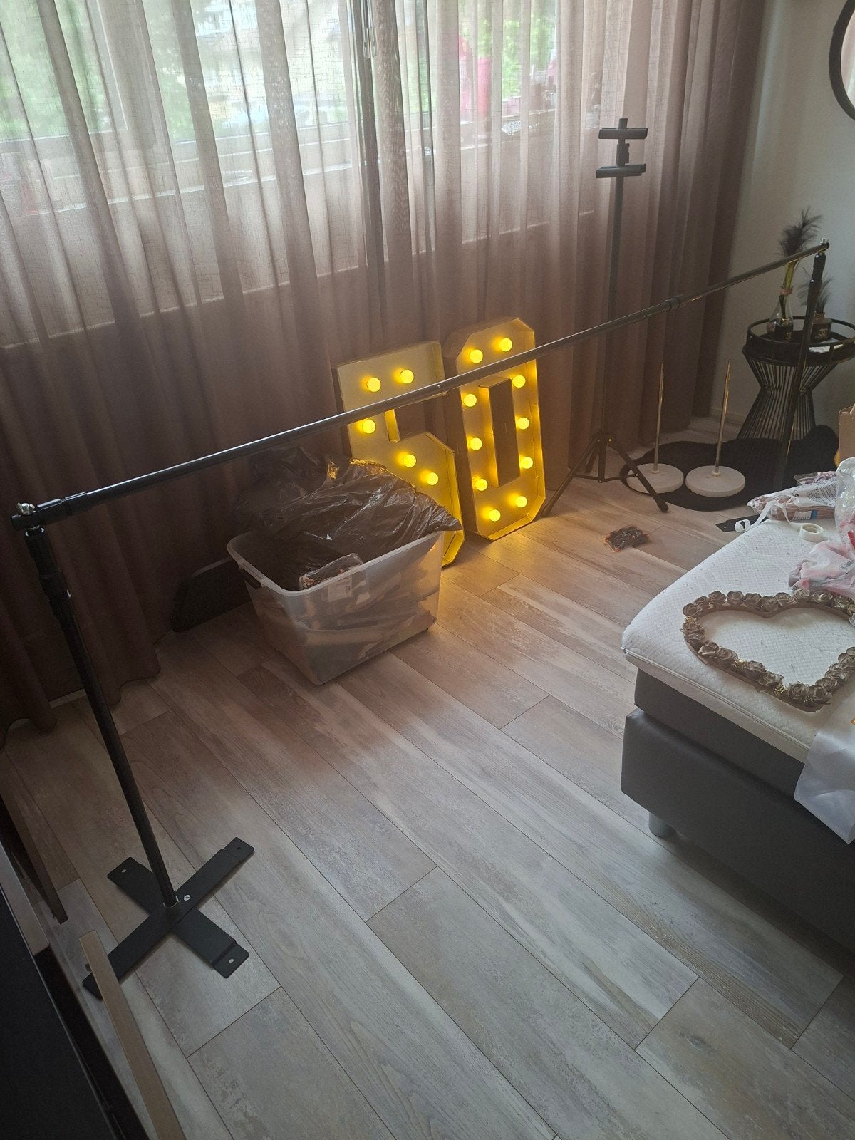 Diversen feest versiering achtergrond standaards ect, Ophalen, Versiering, Verjaardag