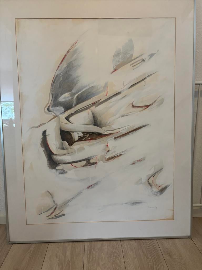 Zeefdruk Leo Musch 1989, Antiek en Kunst, Ophalen