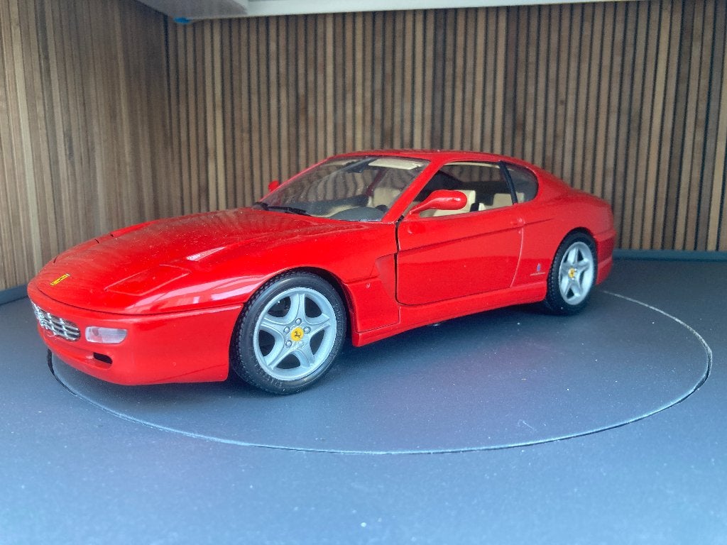 Ferrari 456 GT (1992) 1:18 Bburago Rood MJ, Hobby en Vrije tijd, Modelauto's | 1:18, Ophalen of Verzenden, Zo goed als nieuw, Auto