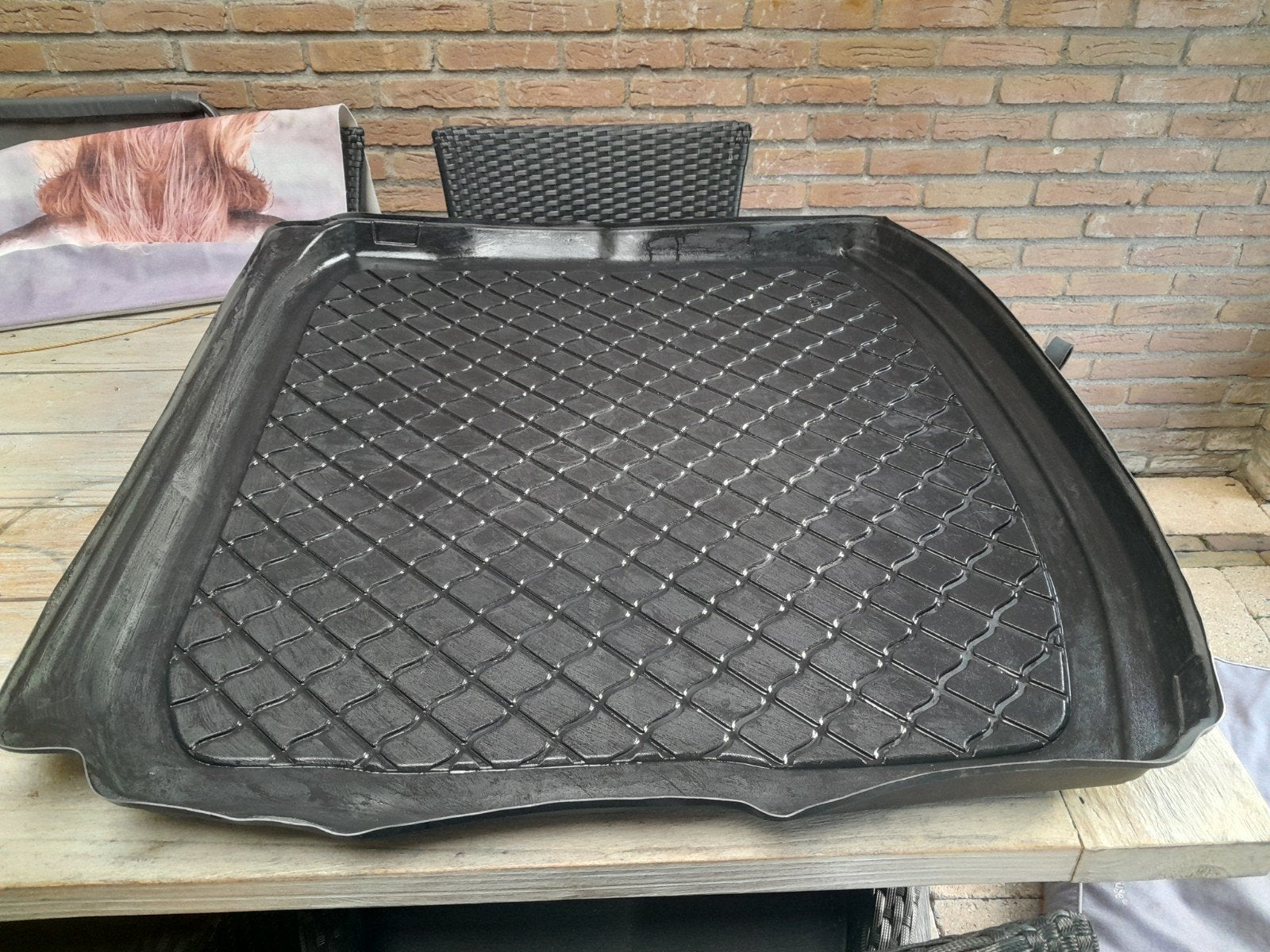 Audi A3 limousine Rubberen kofferbakmat voor auto, Ophalen of Verzenden, Gebruikt