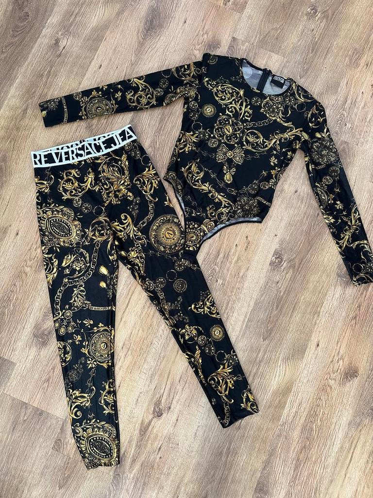 Versace dames set maat 36, Ophalen of Verzenden, Zo goed als nieuw, Zwart