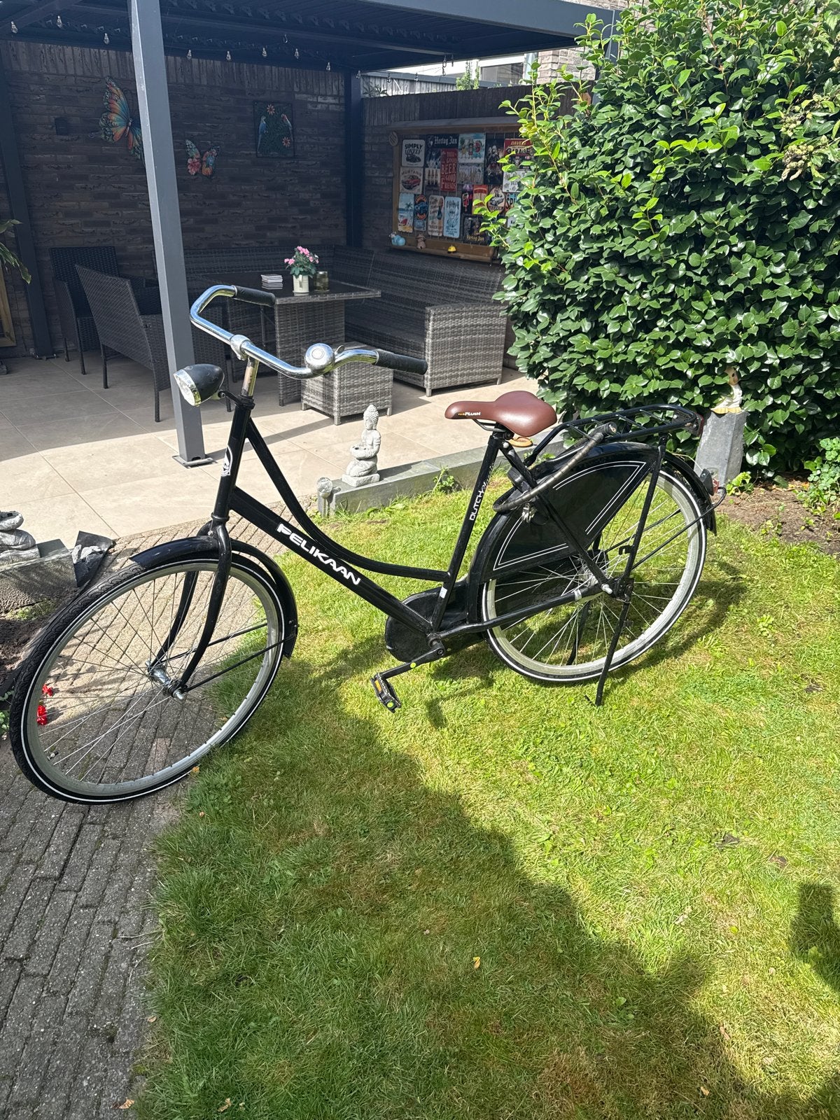 Pelikaan Damesfiets - oma fiets Zo goed als nieuw, Fietsen en Brommers, Terugtraprem, 53 tot 56 cm, Zo goed als nieuw, Ophalen