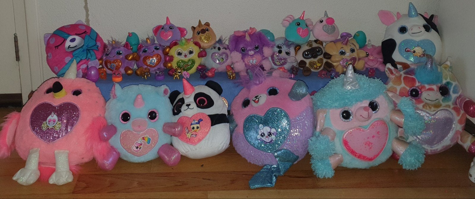 Rainbowcorns van Zuru - Diverse knuffels, Ophalen, Overige karakters, Zo goed als nieuw, Middelgroot (20 tot 80 cm)