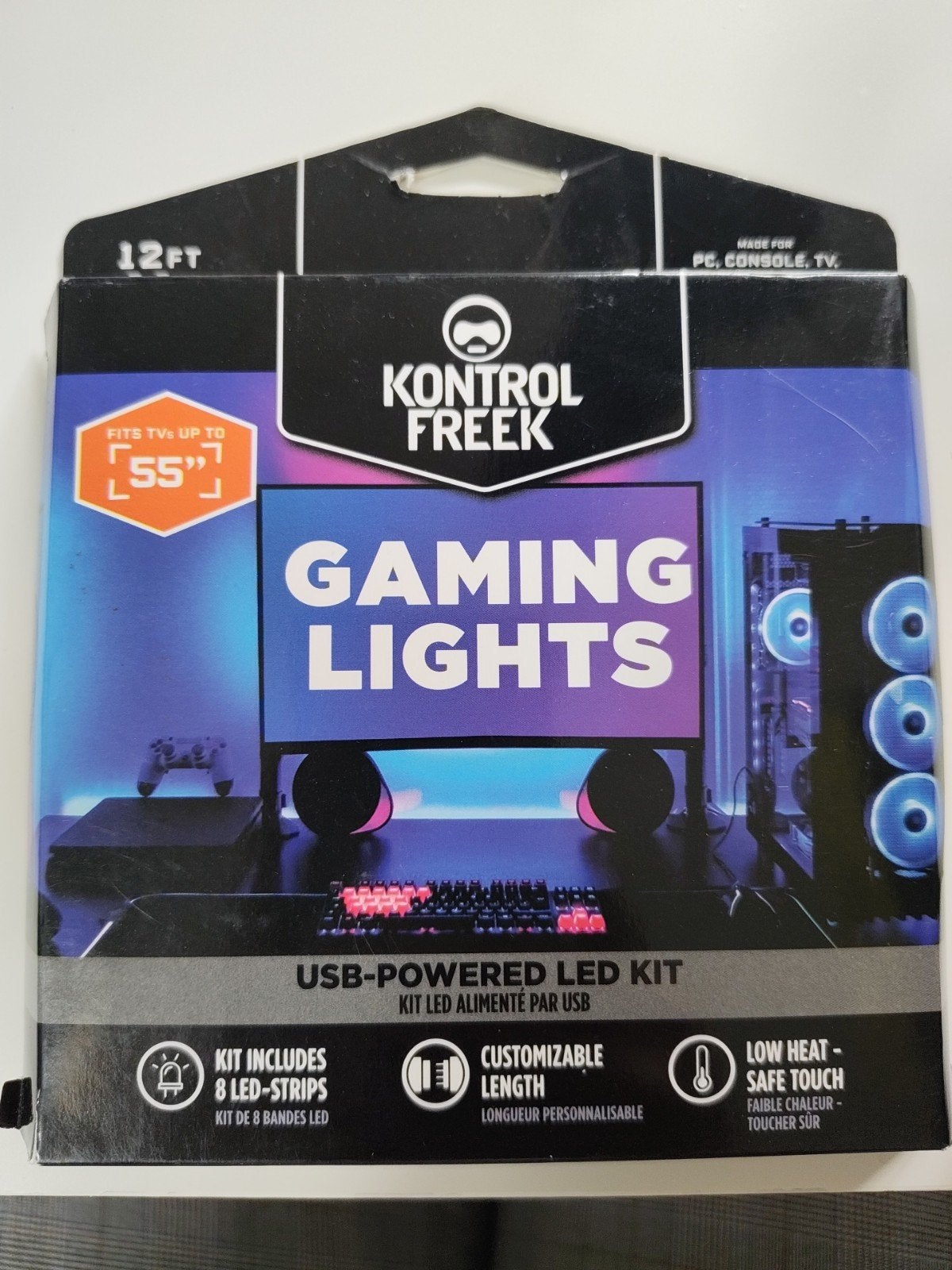 Nieuwe KontrolFreek Gaming LED Strips (12FT), Ophalen, Nieuw