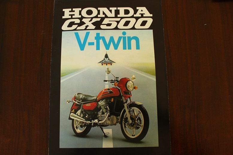 Honda CX500 twin motorfiets verkoop folder CX 500, Ophalen of Verzenden, Honda