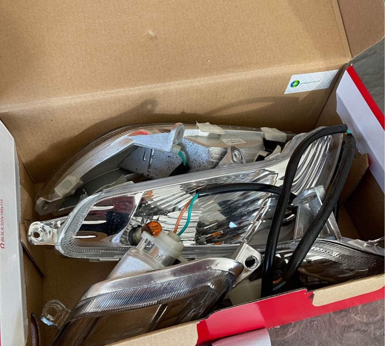 Knipperlichten set voor en achter Sym fiddle II50s, Ophalen of Verzenden, Nieuw, Overige typen