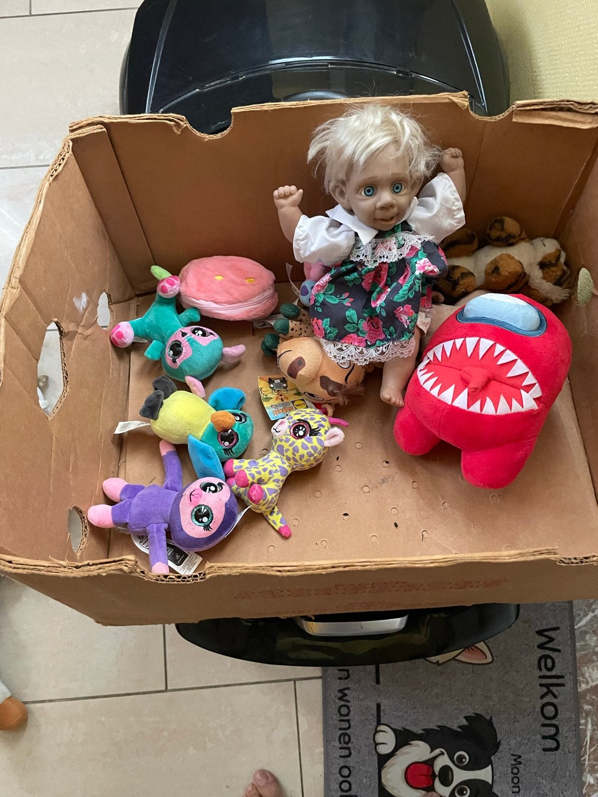 Diverse poppen en knuffels - Grote verzameling, Ophalen of Verzenden, Gebruikt, Overige typen
