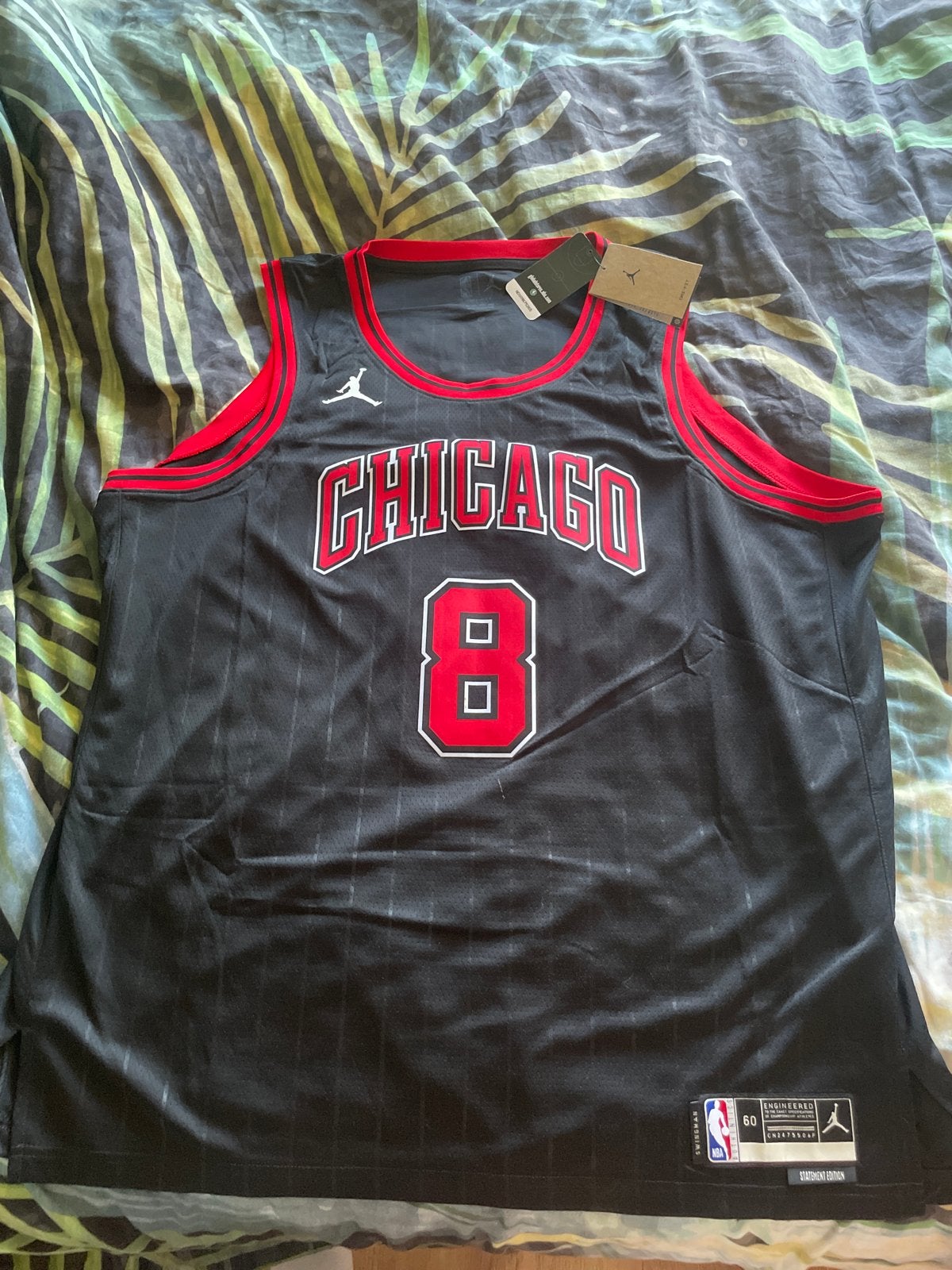 Nieuw NBA Chicago Bulls LaVine #8 shirt - Maat 3XL, Ophalen, Zwart, Maat 56/58 (XL), Nieuw