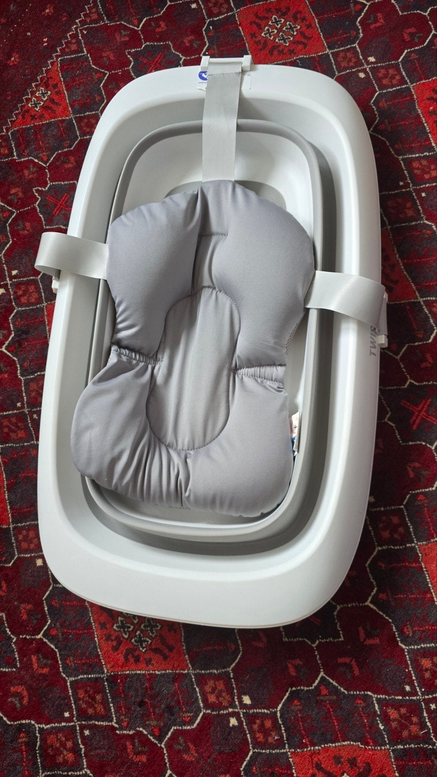 Twistshake opvouwbaar babybadje met badzitje, Kinderen en Baby's, Badjes en Verzorging, Ophalen of Verzenden, Zo goed als nieuw